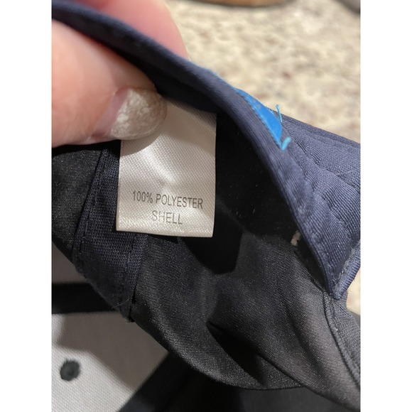 Costa Del Mar Navy Blue Hook & Loop Adjustable Hat Cap Polyester EUC Fast Ship - Picture 4 of 6